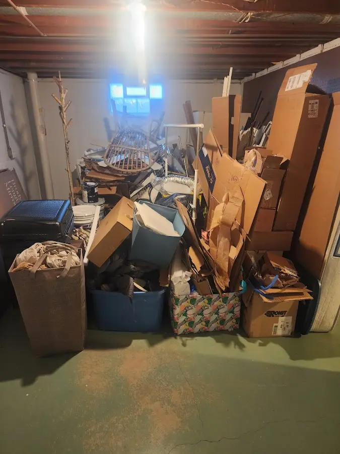 Roll-off dumpster container at job site for Construction Dumpster Rental in Rostraver